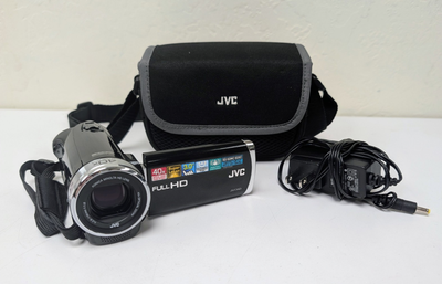 JVC Everio Camcorder GZ-E200BU Full HD Digital Video Camera, View more