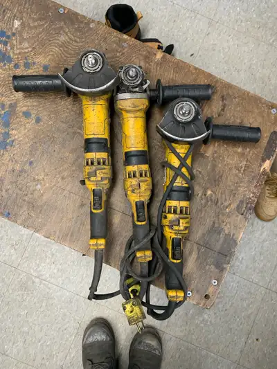 Dewalt 5/6 angle grinders, View more