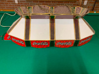 Coca Cola Glass Pool / Billiards Table Light