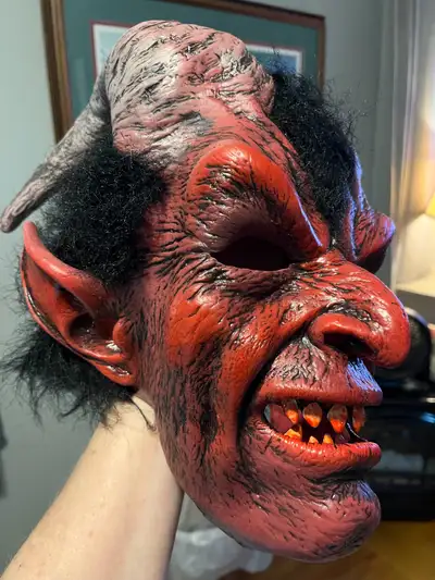Red Devil Halloween Mask, View more