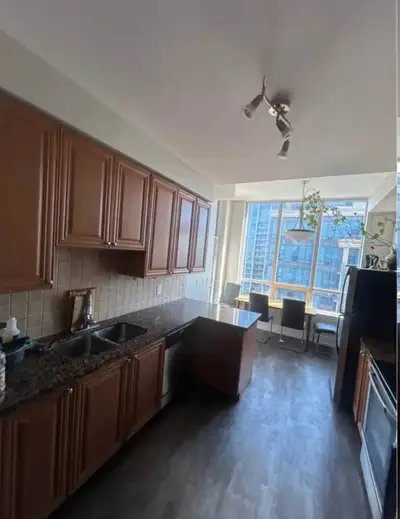 Large bright spacious master bedroom with private bathroom, walking closet, balcony. Steps to Kiplin...