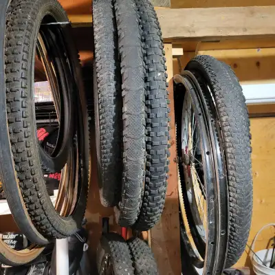 Miscellaneous Bike Tires and Rims! Adult and kid sizes! , View more