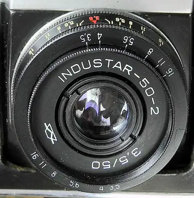 Industar 50-2 3.5/50mm Lens, View more