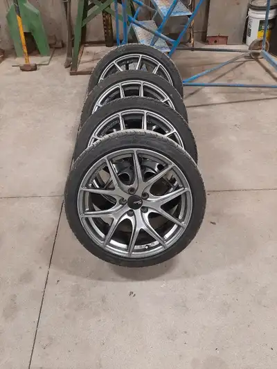 I have a set of four wheels for sale, they are all in pretty good condition yet with only 2 seasons...