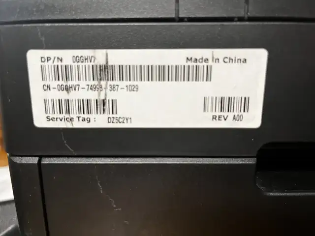 B&W Dell laser printer / scanner (no ink) in Printers, Scanners & Fax in Ottawa - Image 6