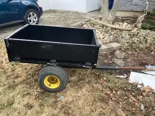 Steel garden trailer, View more