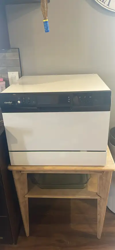 Brand new never used Has a small dent in the top/right side(when looking at it) Bought for our house...