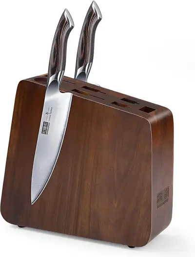 HOSHANHO Magnetic Knife Block 10 x 9 Inches, Double Sided, View more