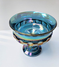 Antique Blue Bride's Wedding Bowl