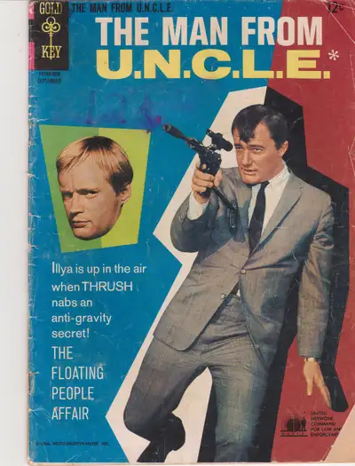 Gold Key Comics - The Man From U.N.C.L.E. - 2 comics (1966 & 68), View more