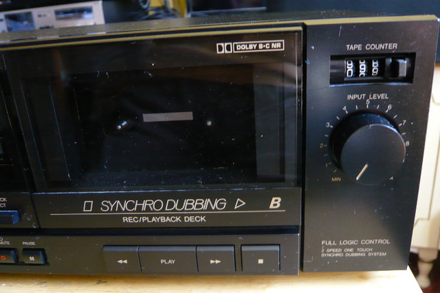 JVC TD-W201 Stereo Double Cassette Deck in Stereo Systems & Home Theatre in Mississauga / Peel Region - Image 3