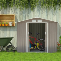 7' x 4' x 6' Garden storage shed