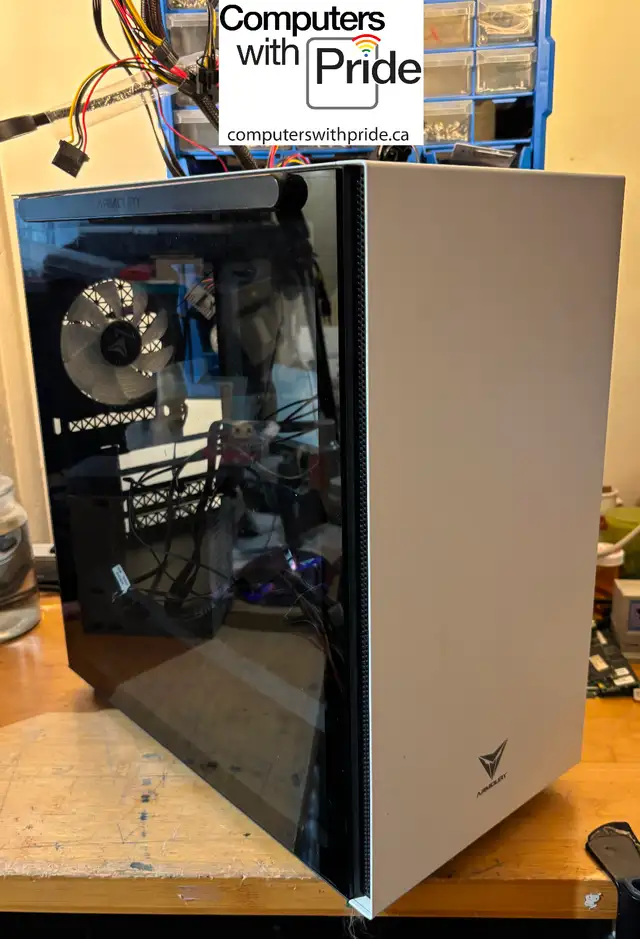 DeepCool Armoury 110WH CA6BK microATX Computer Case in System Components in City of Toronto - Image 2