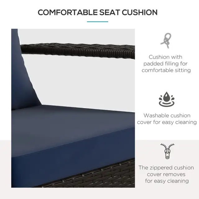 Patio Wicker Adirondack Chair, Outdoor Rattan Muskoka Chair with in Patio & Garden Furniture in Markham / York Region - Image 5