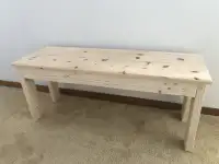 Custom made bench