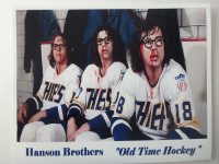 Charlestown Chiefs The Hanson Brothers Unsigned 10 x 8 Photo