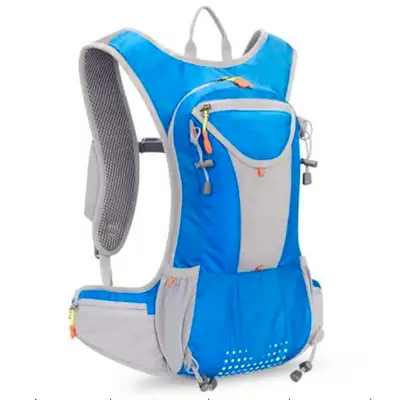 NEW Blue Hydration Backpack with 2L Water Bladder -Lightweight Hydration Pack for Hiking Climbing Cy...