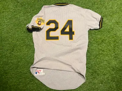 Team Issued Barry Bonds Pittsburgh Pirates Baseball Jersey, View more