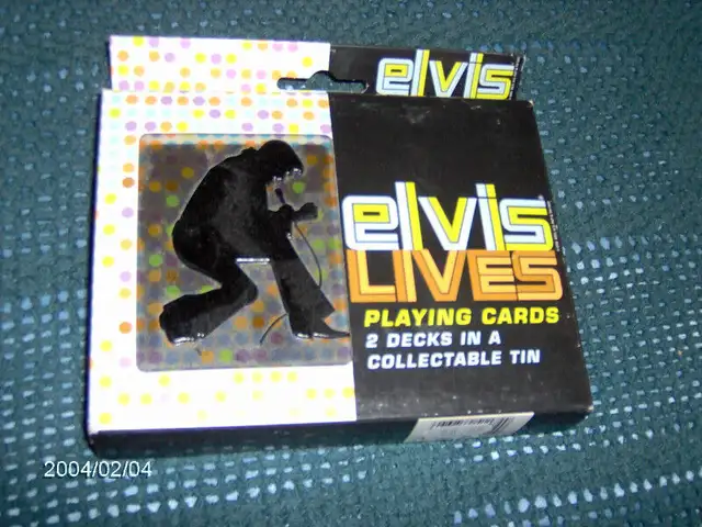 Elvis Presley 2 Decks of Playing Cards in Arts & Collectibles in Markham / York Region - Image 2
