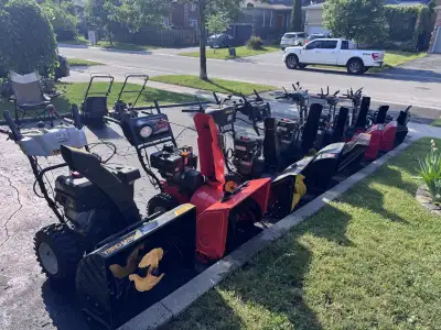 Assorted Snowblowers, View more