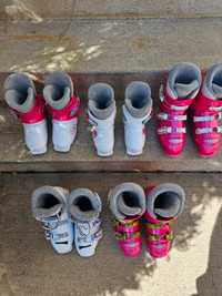 Girls Ski Boots - Various Sizes/Prices - See Pics & Description