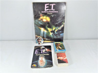 ET The Extra Terrestrial - Stickers, Cards, Figure, Pin & Book