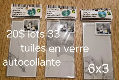 tuiles en verre autocollante , View more