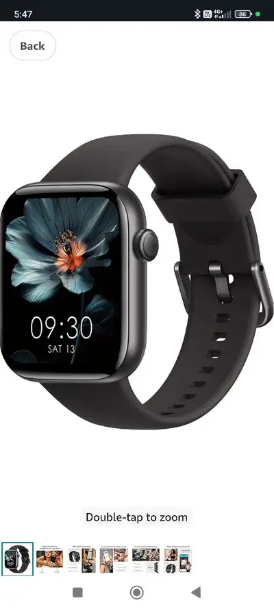 Smart Watch for Men Women, Bluetooth Calling, 1.85" HD Touch Screen Fitness Tracker, 140+ Sports Mod...