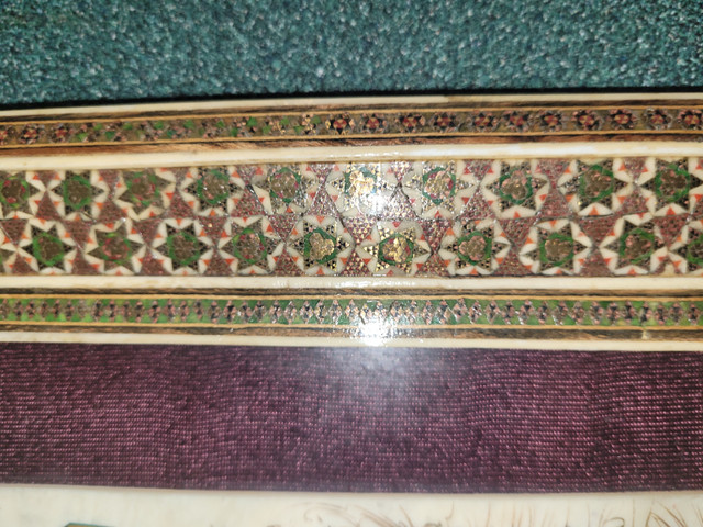 Large Persian mosaic bone painting. in Arts & Collectibles in Red Deer - Image 3
