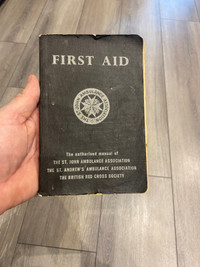 Vintage 1958 FIRST EDITION St. John’s First Aid Book