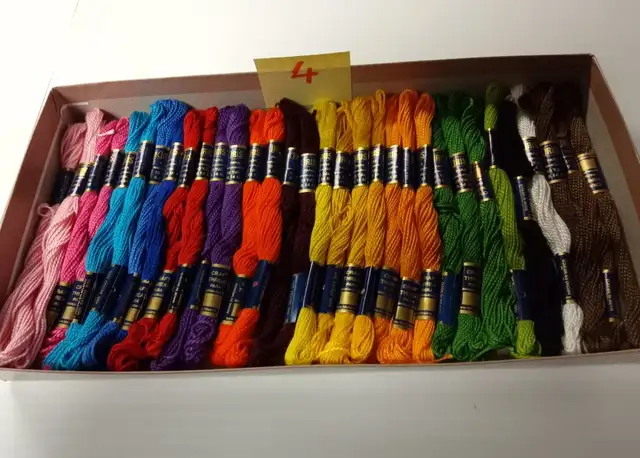 DMC Cotton Perle & wool embroidery yarns, printed canvas in Hobbies & Crafts in Ottawa - Image 8
