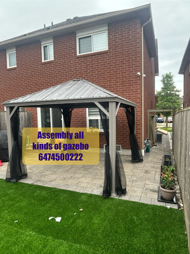 assembly gazebo  in Patio & Garden Furniture in Markham / York Region - Image 2