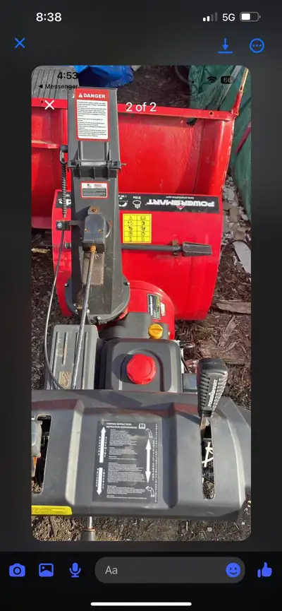 24 Powersmart Snowblower, View more