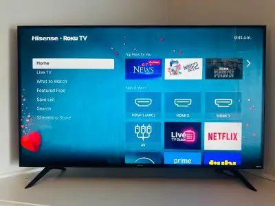 Hisense Roku tv 50” with remote, View more
