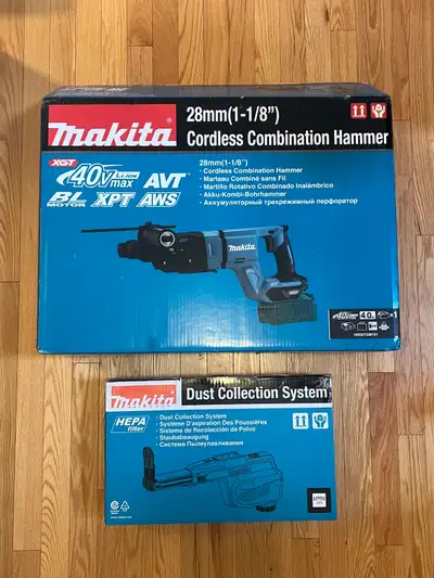 BRAND NEW - Makita 40v max XGT rotary hammer, View more