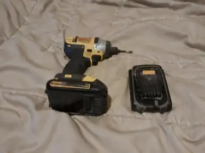 DeWalt Impact Driver + 2 batteries - 60$, View more