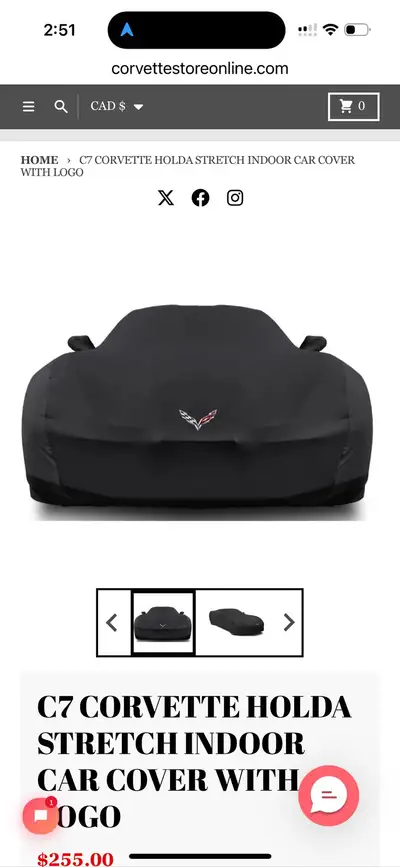 Fits all C7 Corvettes, Coupe and Convertible (2014, 2015, 2016, 2017, 2018, and 2019). Sleek, soft,...