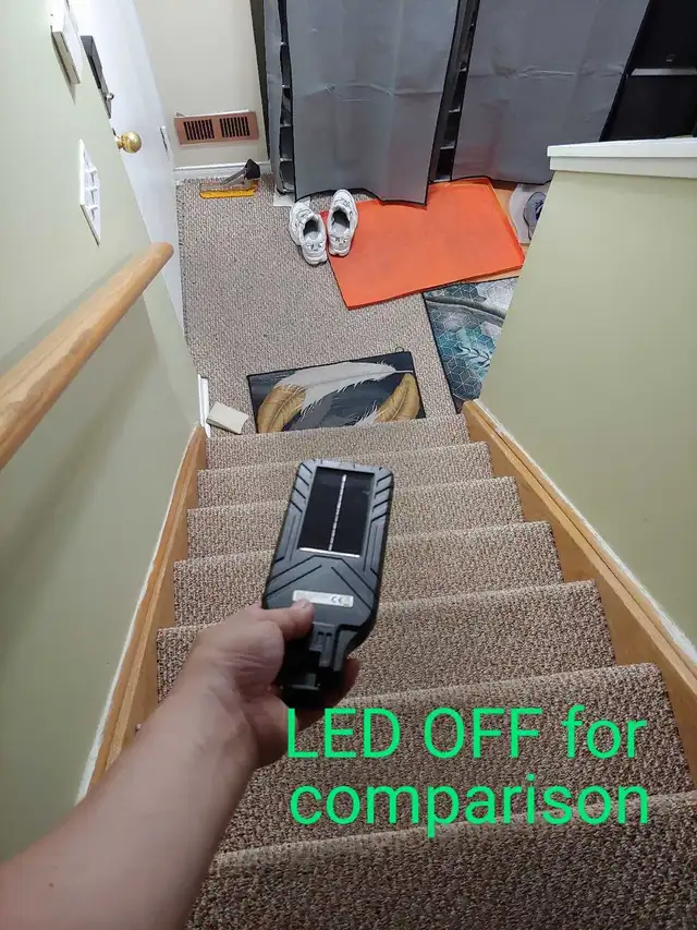 LED Light, Motion Sensor Solar, New, VERY Bright436100279651553281