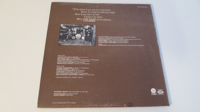 LP Record The Band, Album Original Pressing in Other in City of Halifax - Image 4