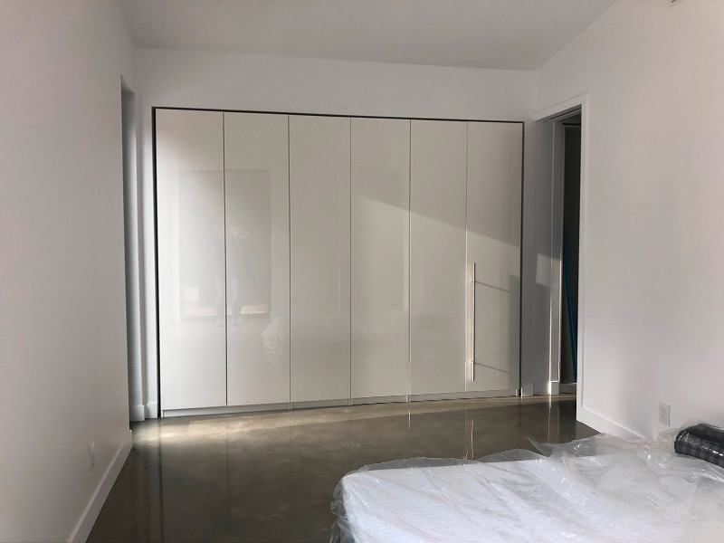 7 Portes PAX IKEA blanc ultra brillant FARDAL Rangement et