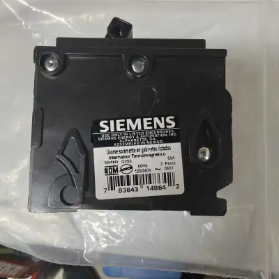 Siemens 2 pole 50A Type QP breaker model Q250 BRAND NEW, View more