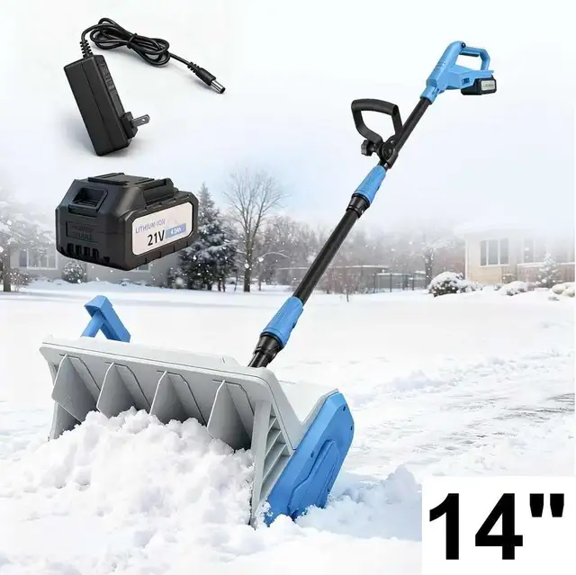 Electric Snow Shovel, 21V 14-Inch Cordless Snow Shovel in Snowblowers in City of Toronto - Image 2