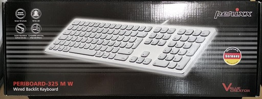 PERIBOARD-325 - Wired Backlit Mac Keyboard in Mice, Keyboards & Webcams in Cambridge - Image 3