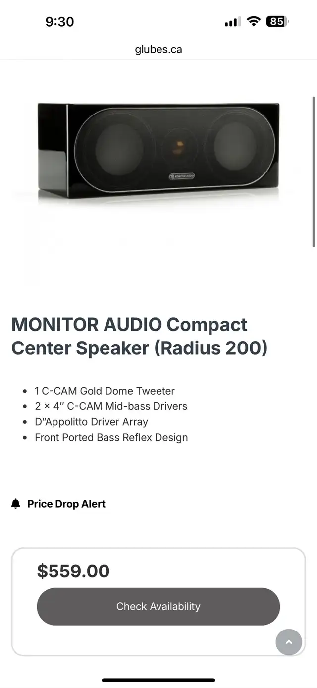 Monitor Audio Radius 7.0 surround sound speakers in Speakers in Dartmouth - Image 6