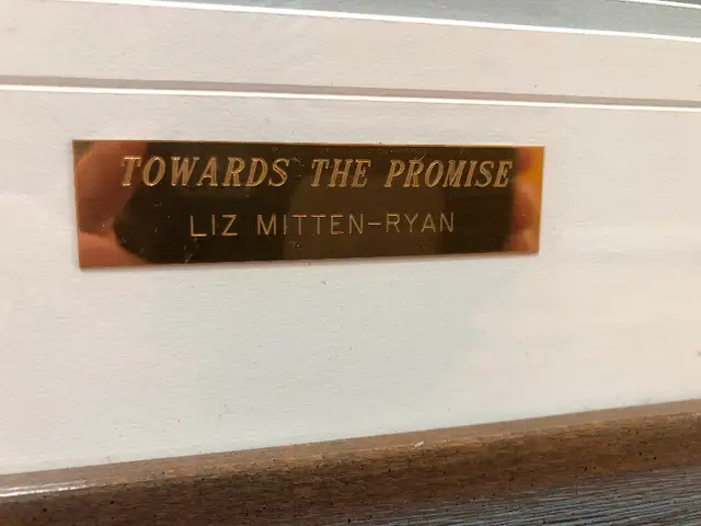 1990 TOWARDS THE PROMISE By Liz Mitten Ryan 19" X 29" Numbered P63860082501507123