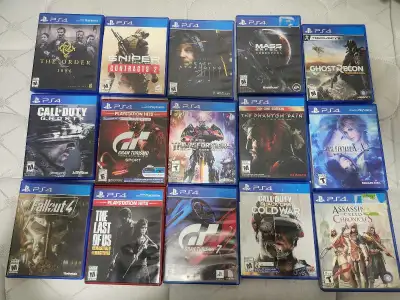 PlayStation 4 PS4 Games (Prices in Description), View more