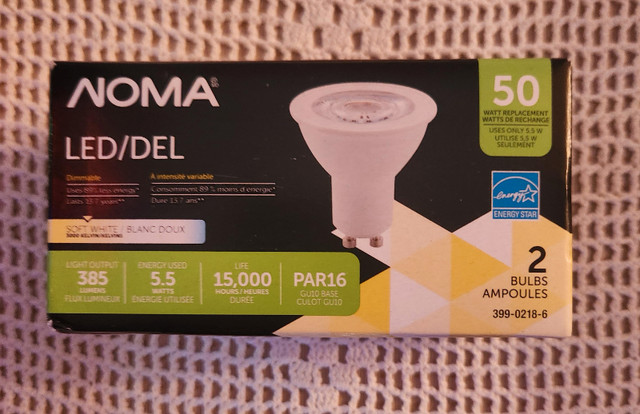 NOMA LED  50 W Bulbs 385 lumens Brand New in Electrical in Oakville / Halton Region