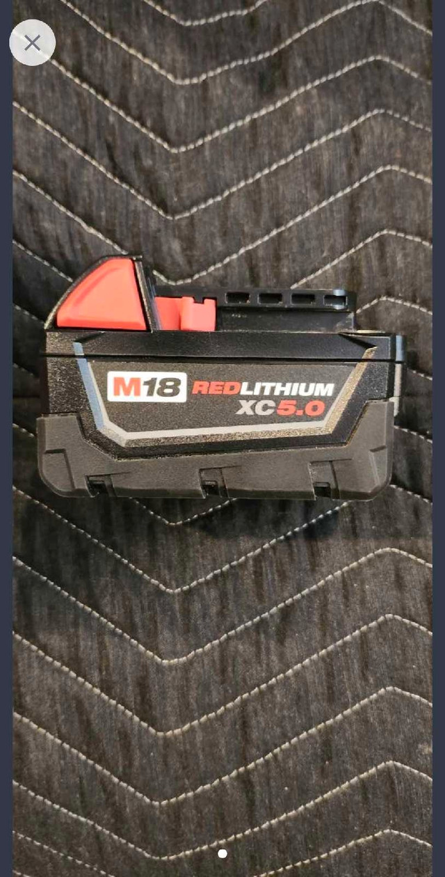 New milwaukee 5.0 battery in Power Tools in Bedford