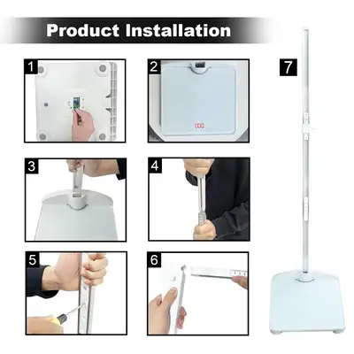 NEW - Airdrie Pickup Height and Weight Scale,Digital Weight Scale Platform Combined with Portable De...