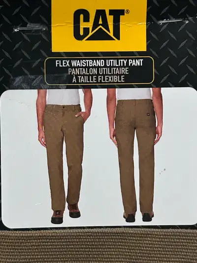 Brand New CAT Caterpillar Flex Waistband Utility Pant Tan, View more